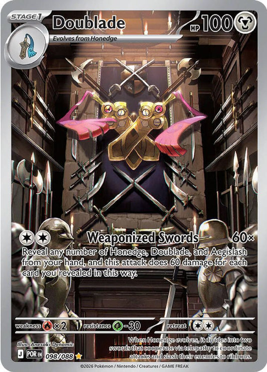 Doublade 098/088 Illustration Rare Perfect Order Holo NM/M