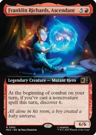 Franklin Richards, Ascendant (Extended Art) 362 Commander: Marvel Super Heroes NM/M