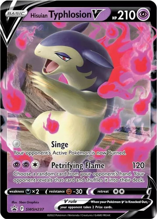 Hisuian Typhlosion V SWSH237 Promo Sword & Shield Promo Holo NM/M