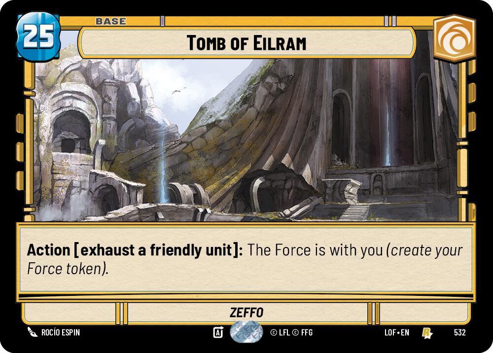 Tomb of Eilram (Foil) 532 Rare Legends of the Force NM/M