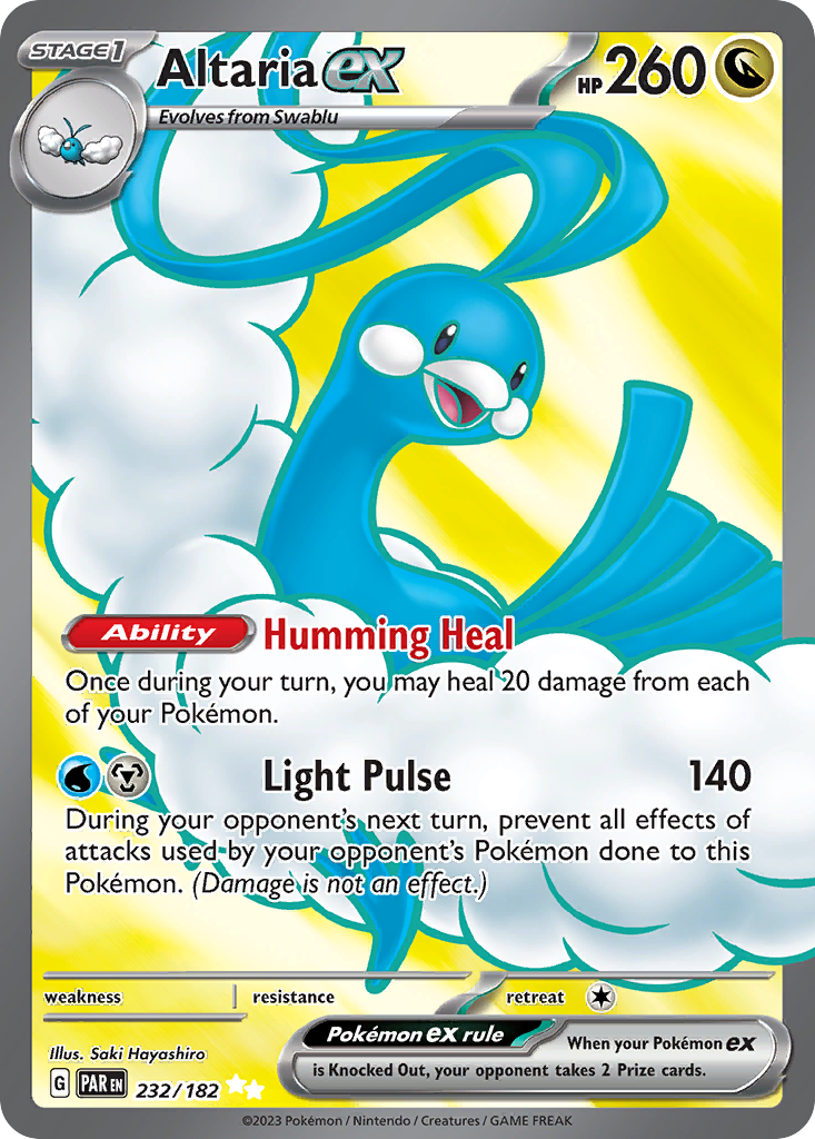 Altaria ex 232/182 Ultra Rare Paradox Rift NM/M