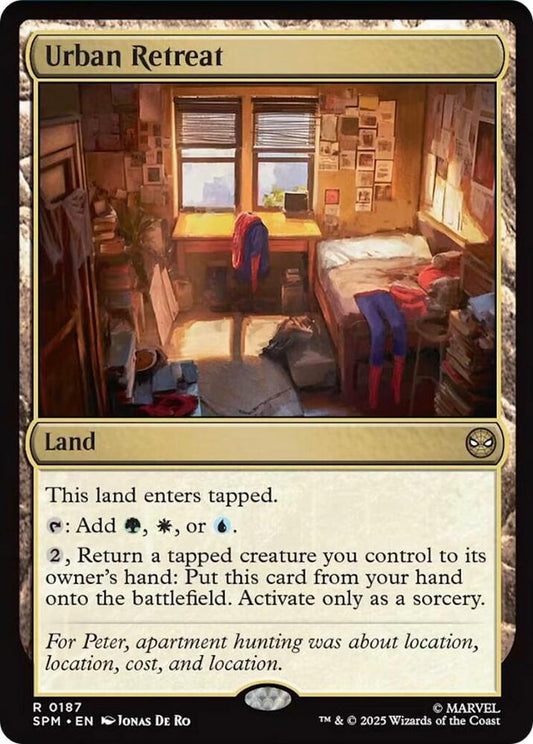Urban Retreat 187 Foil Rare Marvel's Spider-Man NM/M
