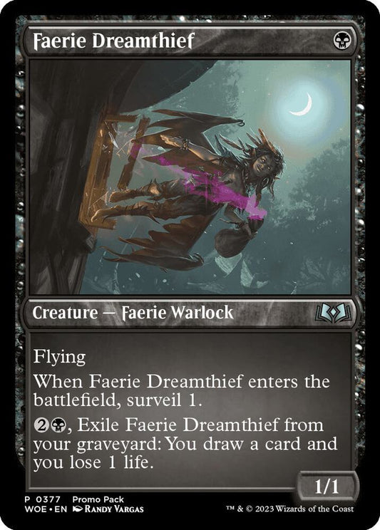 Faerie Dreamthief 377 Foil Uncommon Promo Pack: Wilds of Eldraine NM/M