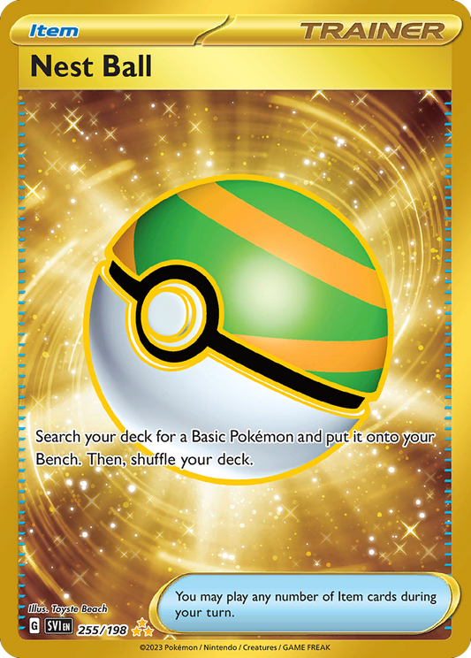 Nest Ball 255/198 Hyper Rare Scarlet & Violet NM/M