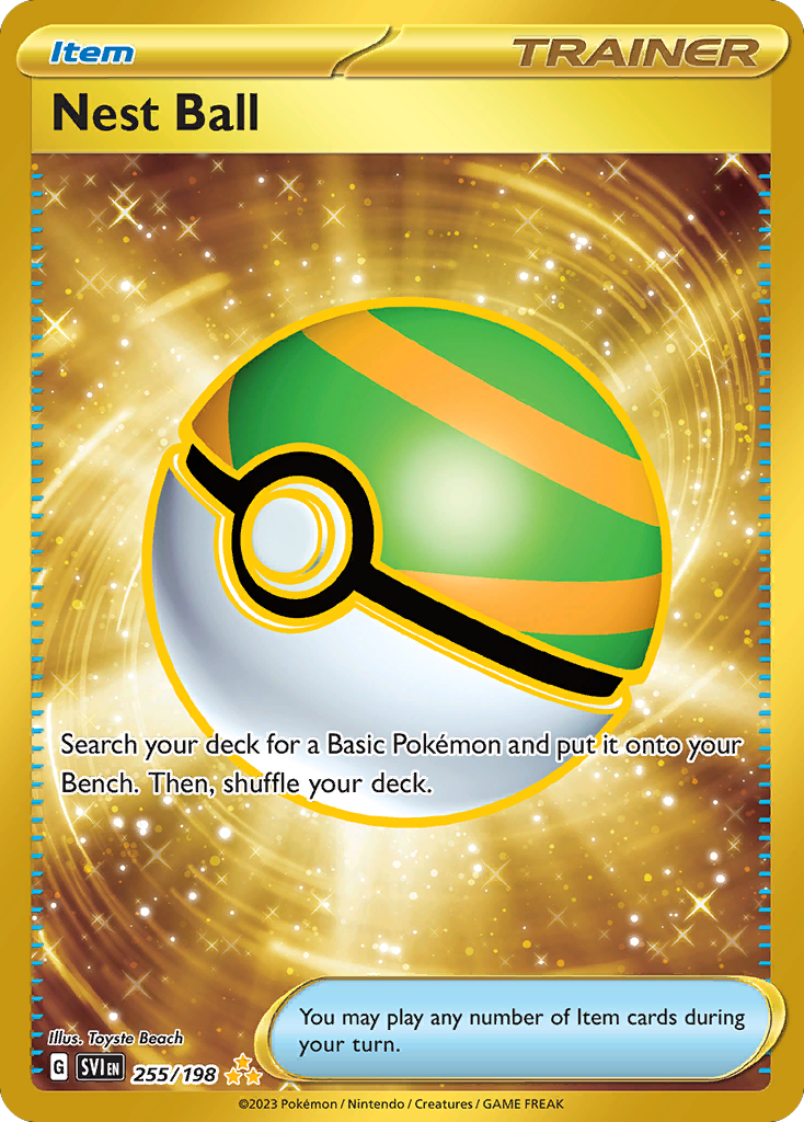 Nest Ball 255/198 Hyper Rare Scarlet & Violet NM/M