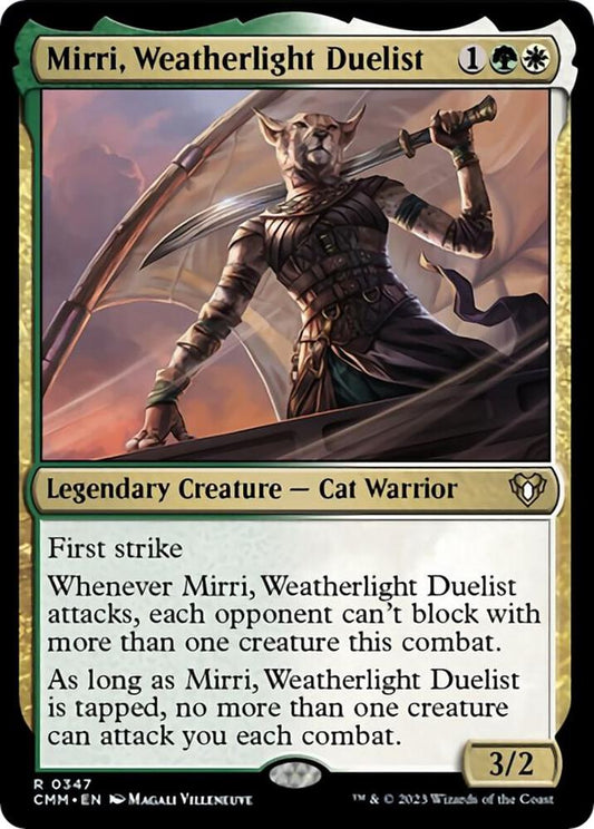 Mirri, Weatherlight Duelist 347 Rare Commander Masters NM/M