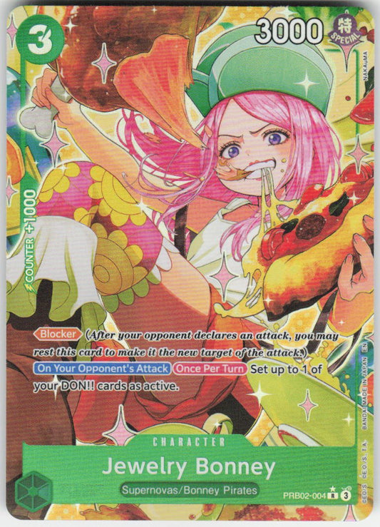 Jewelry Bonney - (Alternate Art) R Premium Booster -The Best- Vol. 2 PRB02-004 NM