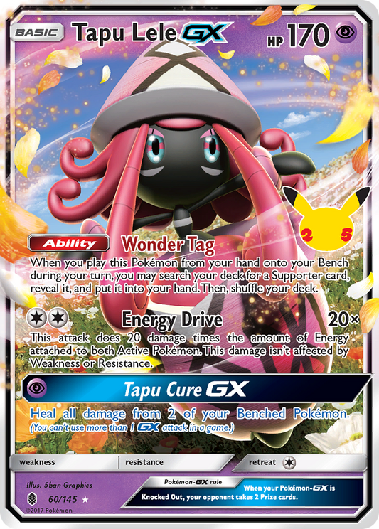 Tapu Lele GX 60/145 Classic Collection Celebrations: Classic Collection NM/M