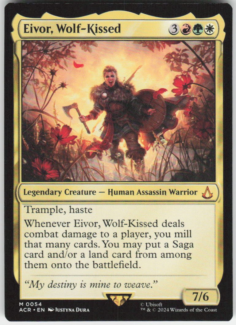 Eivor, Wolf-Kissed M Universes Beyond: Assassin's Creed 54 NM