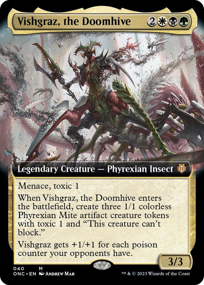Vishgraz, the Doomhive (Extended Art) 40 Commander: Phyrexia: All Will Be One NM/M