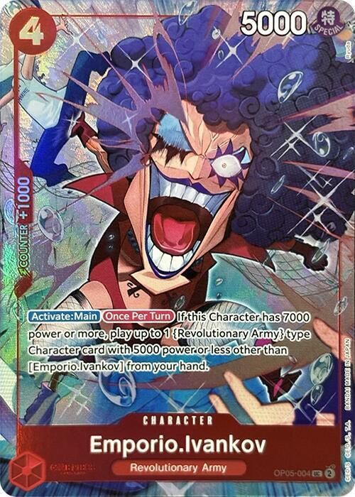 Emporio.Ivankov (Premium Card Collection -Best Selection Vol. 3-) OP05-004 One Piece Promotion Cards NM/M