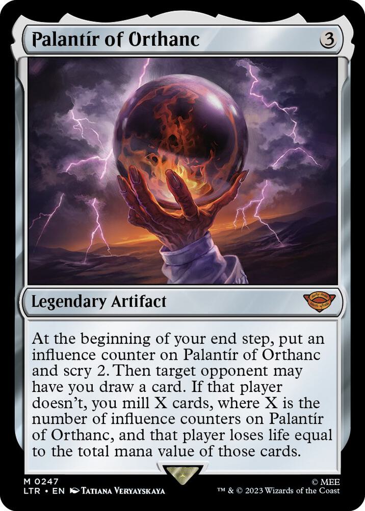 Palantir of Orthanc 247 Universes Beyond: The Lord of the Rings: Tales of Middle-earth NM/M