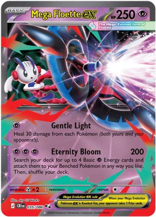 Mega Floette ex 035/086 Double Rare Chaos Rising NM/M
