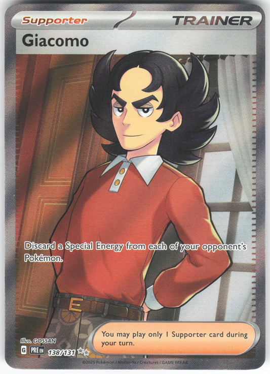 Giacomo Ultra Rare SV: Prismatic Evolutions 138/131 NM