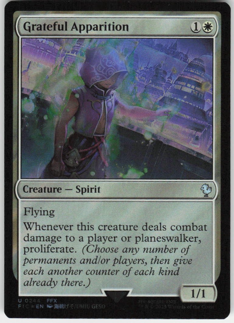 Grateful Apparition (Surge Foil) U Commander: FINAL FANTASY 244 NM