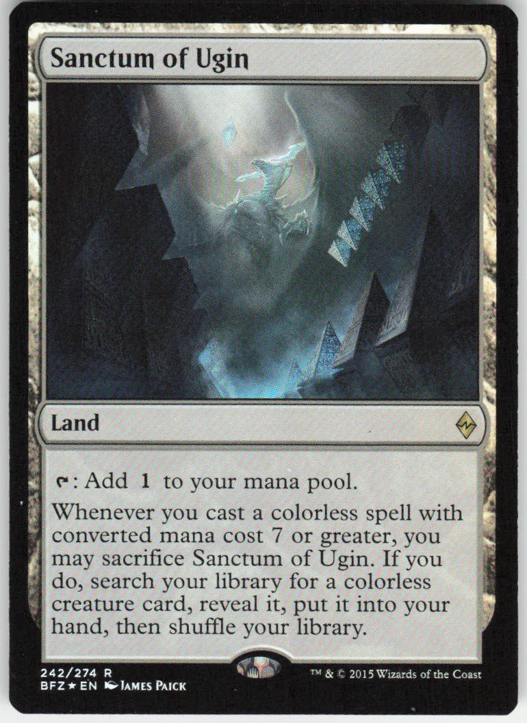 Sanctum of Ugin R Battle for Zendikar 242 NM