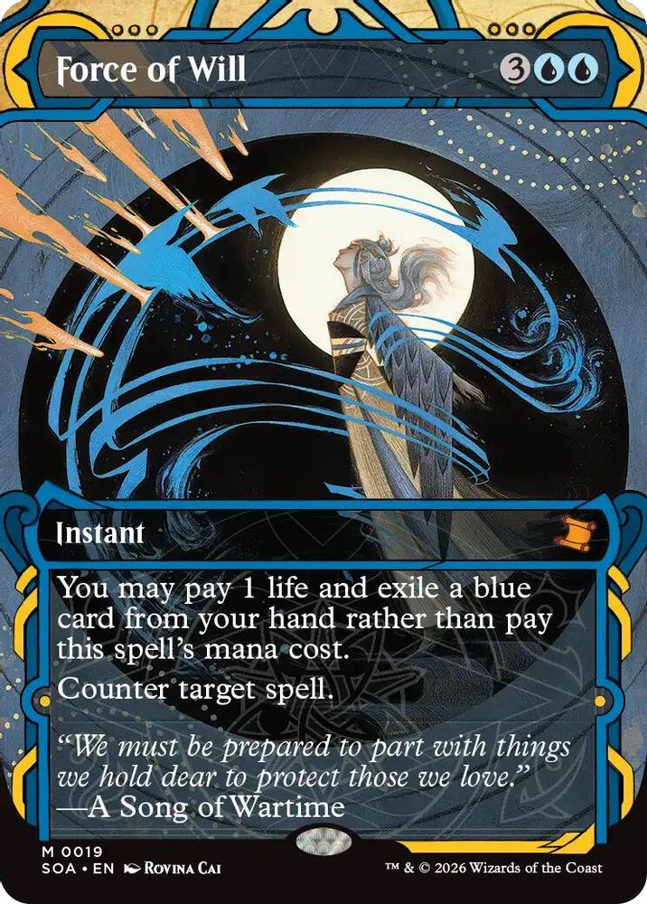 Force of Will 19 Mythic Secrets of Strixhaven: Mystical Archive NM/M