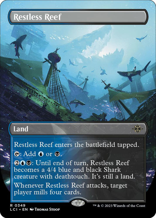 Restless Reef (Borderless) 349 Rare The Lost Caverns of Ixalan NM/M