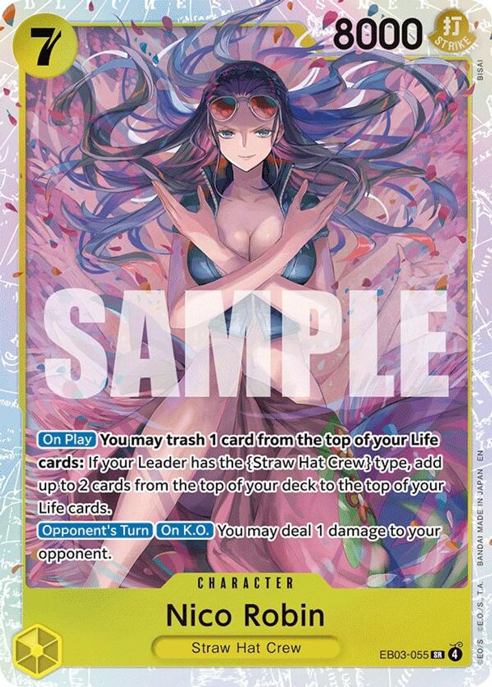 Nico Robin (055) EB03-055 Foil Extra Booster: One Piece Heroines Edition NM/M