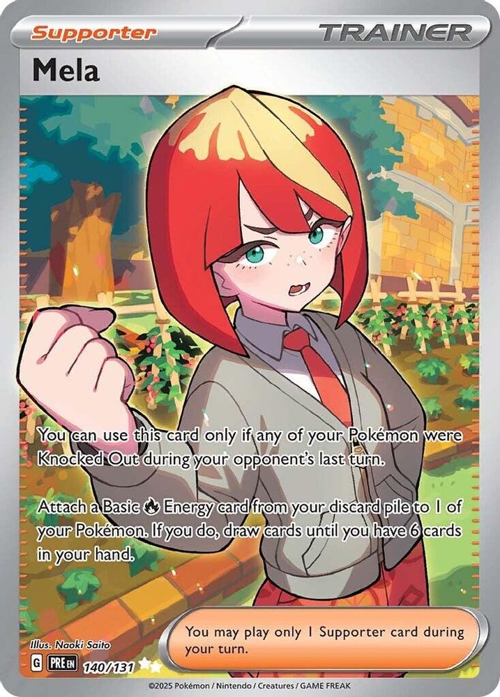 Mela 140/131 Ultra Rare Prismatic Evolutions Holo NM/M