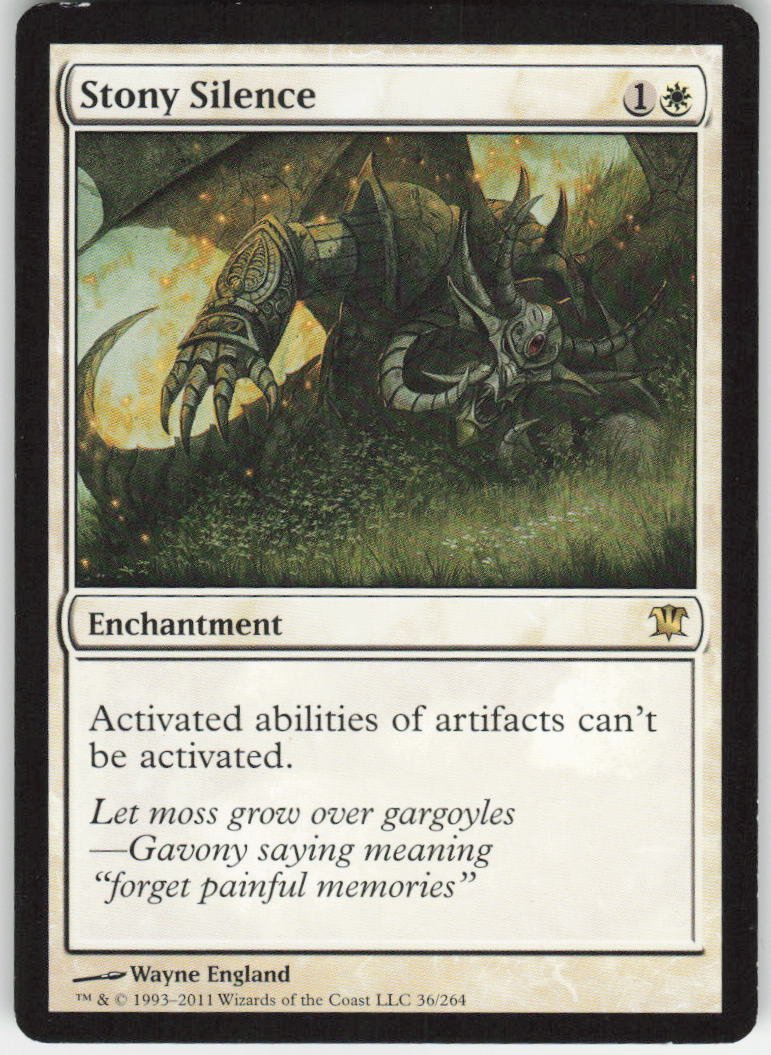 Stony Silence R Innistrad 36 NM
