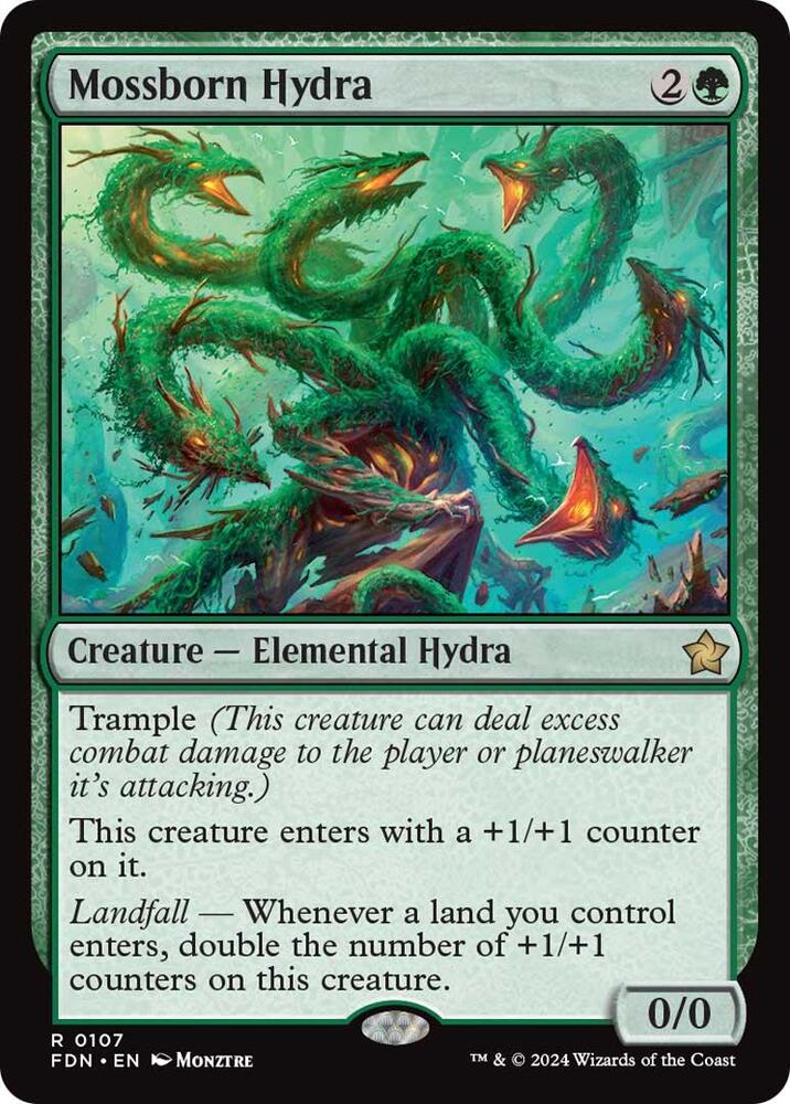 Mossborn Hydra 107 Rare Foundations NM/M