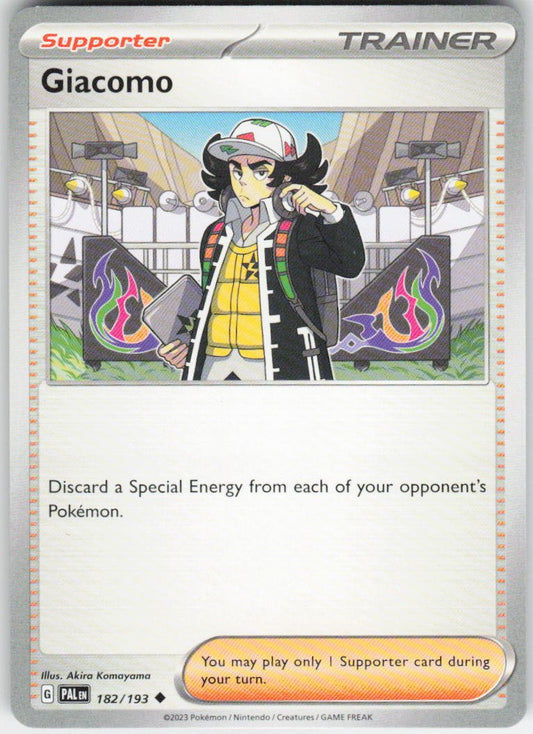 Giacomo Uncommon SV02: Paldea Evolved 182/193 NM