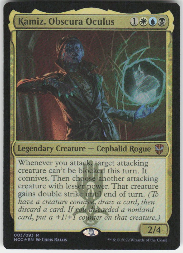Kamiz, Obscura Oculus (Foil) M Commander: Streets of New Capenna 3 NM