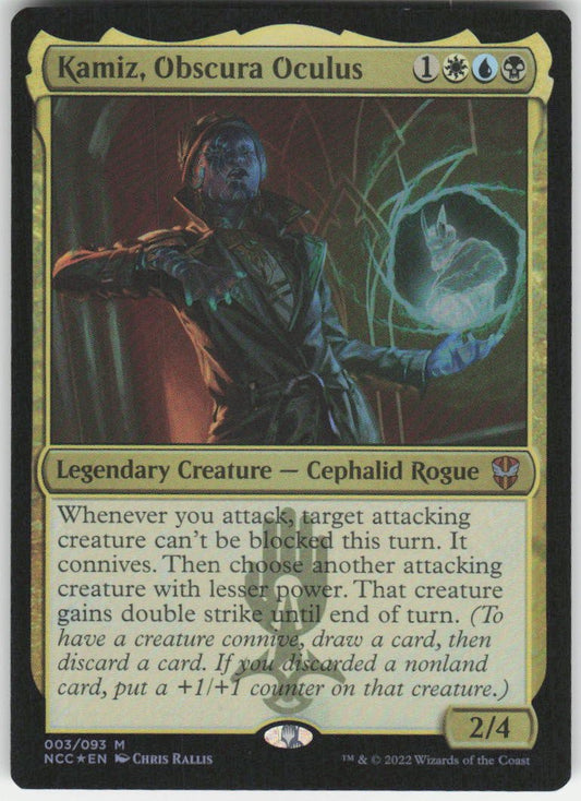 Kamiz, Obscura Oculus (Foil) M Commander: Streets of New Capenna 3 NM