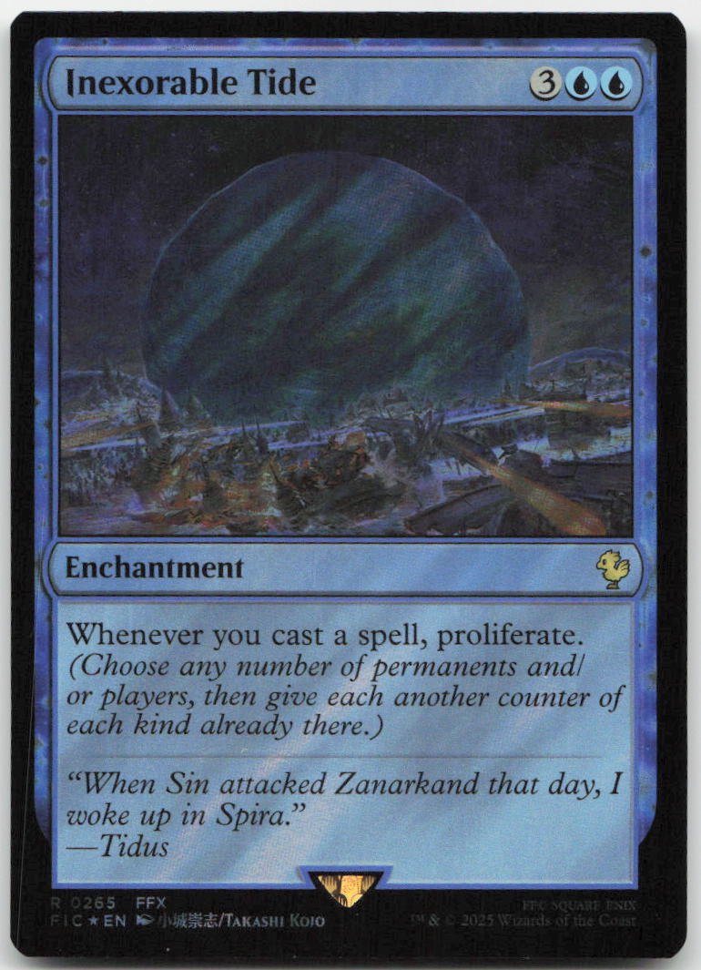 Inexorable Tide (Surge Foil) R Commander: FINAL FANTASY 265 NM