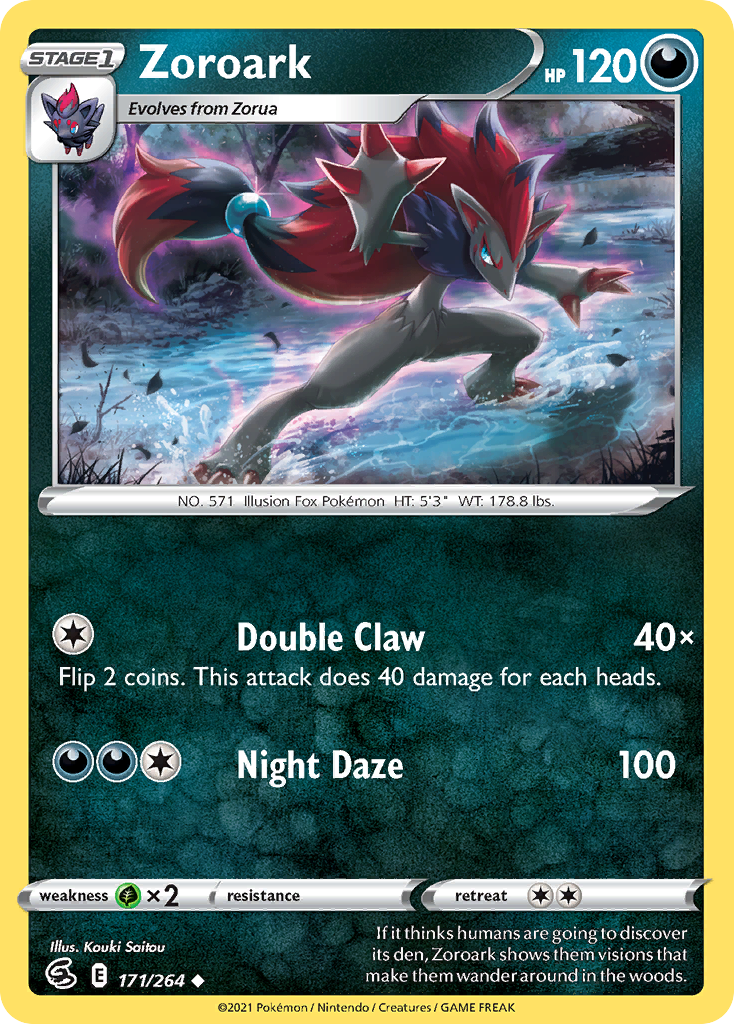 Zoroark 171/264 Uncommon Fusion Strike NM/LP