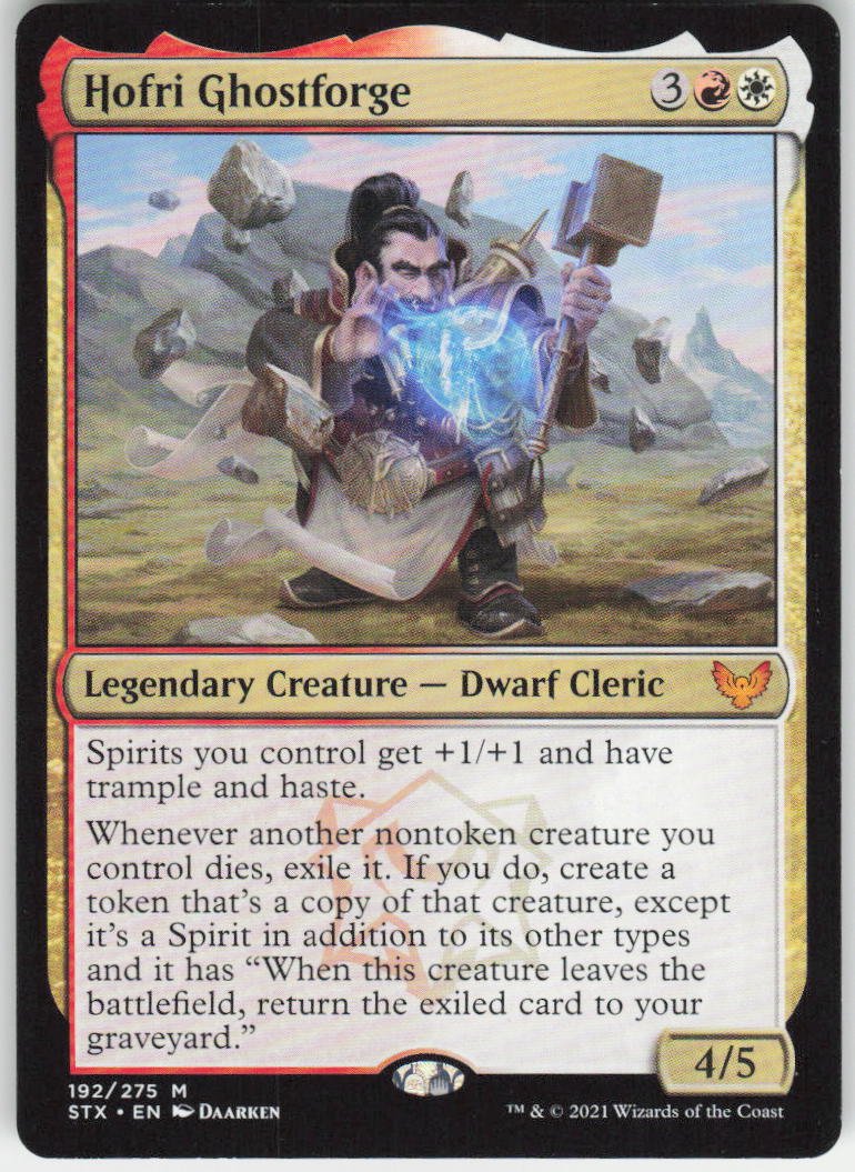 Hofri Ghostforge M Strixhaven: School of Mages 192 NM