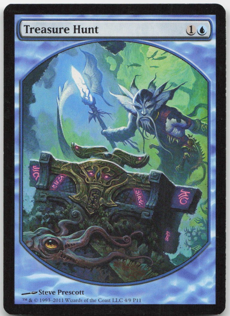 Treasure Hunt P Magic Player Rewards 4 NM