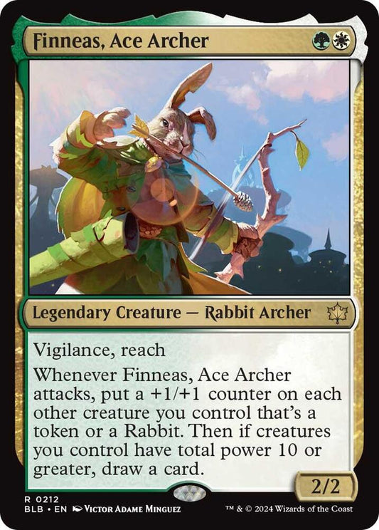 Finneas, Ace Archer 212 Rare Bloomburrow NM/M