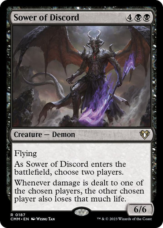 Sower of Discord 187 Rare Commander Masters NM/M