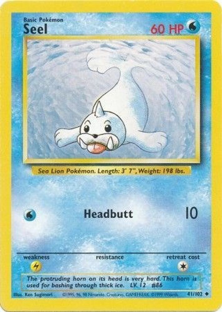 Seel 41/102 Uncommon Base Set Unlimited NM/M