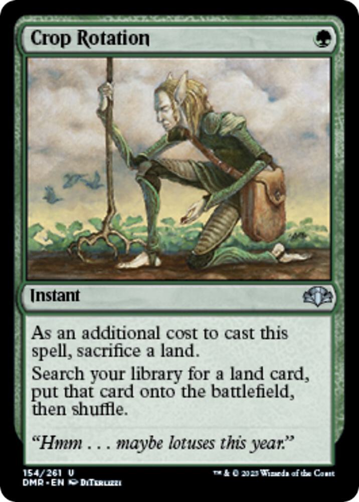 Crop Rotation 154 Foil Uncommon Dominaria Remastered NM/M