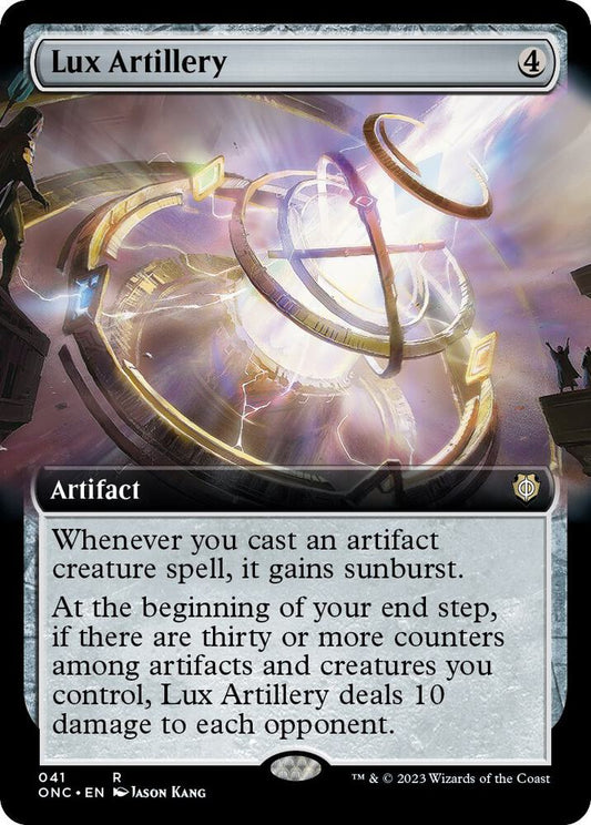 Lux Artillery (Extended Art) 41 Rare Commander: Phyrexia: All Will Be One NM/M