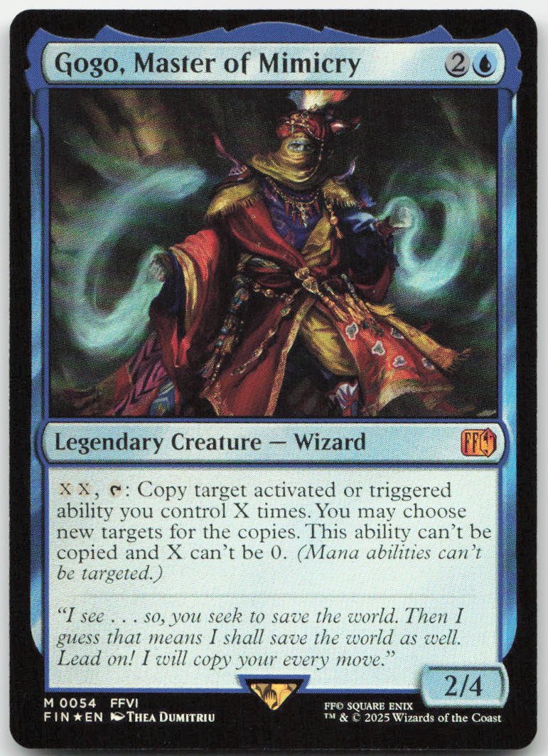 Gogo, Master of Mimicry M FINAL FANTASY 54 NM