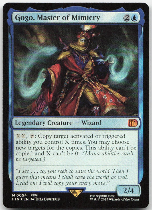 Gogo, Master of Mimicry M FINAL FANTASY 54 NM