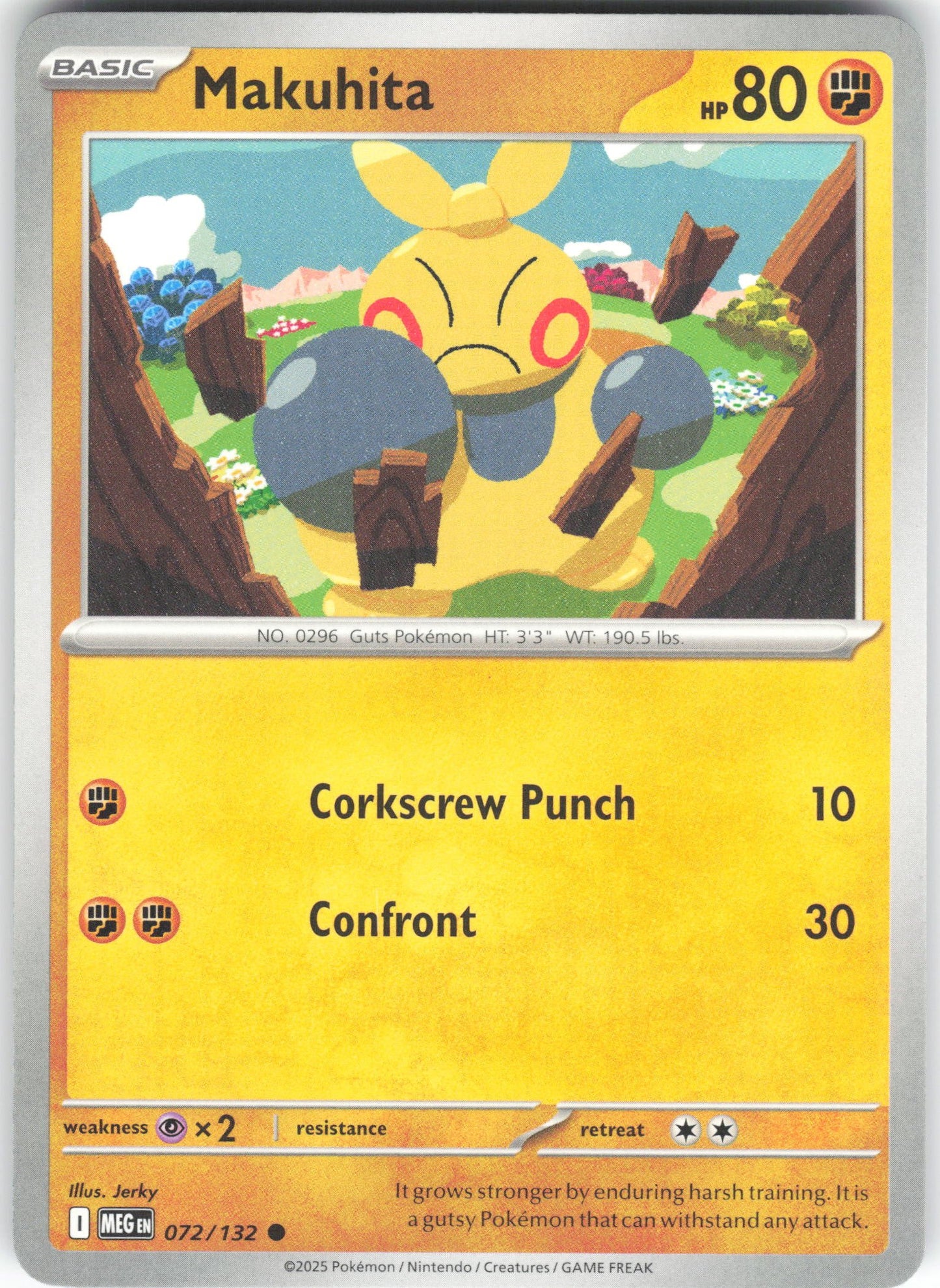 Makuhita Common ME01: Mega Evolution 072/132 NM