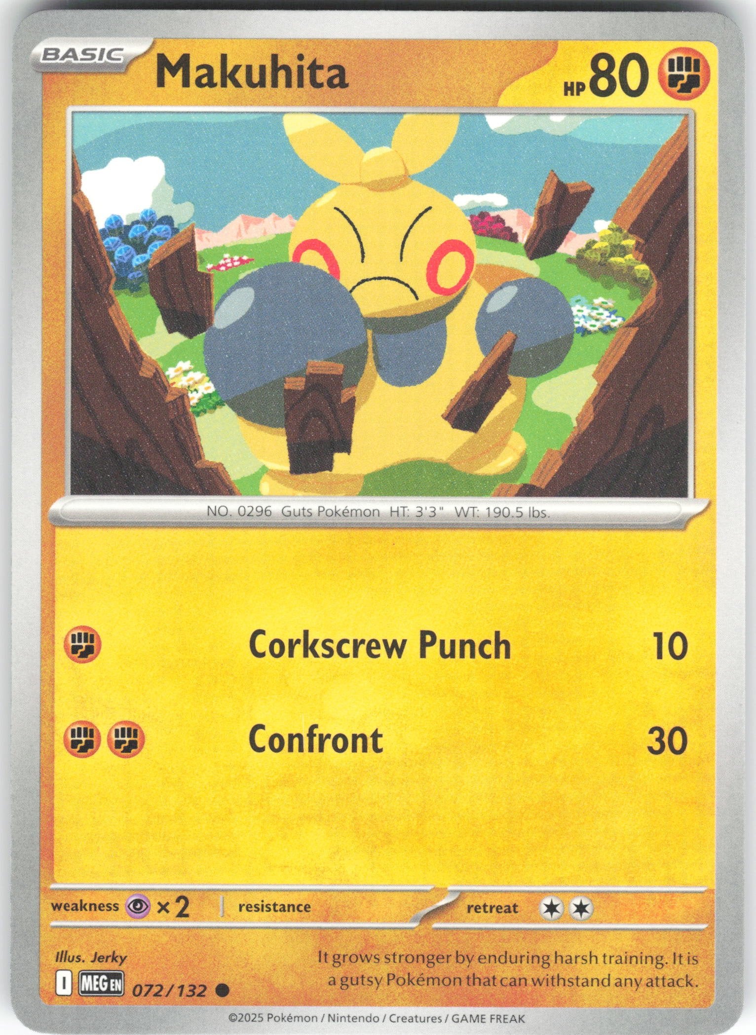 Makuhita Common ME01: Mega Evolution 072/132 NM