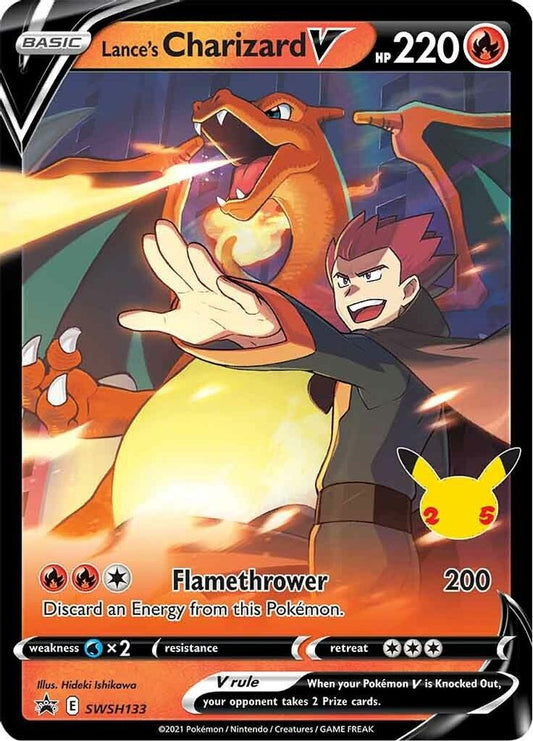 Lance's Charizard V SWSH133 Promo Sword & Shield Promo Holo NM/M