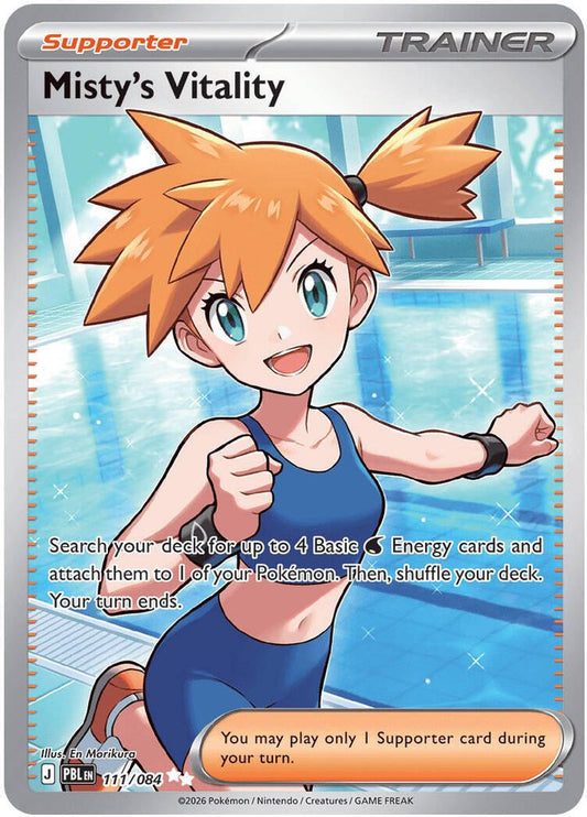 Misty's Vitality 111/084 Ultra Rare Pitch Black NM/M