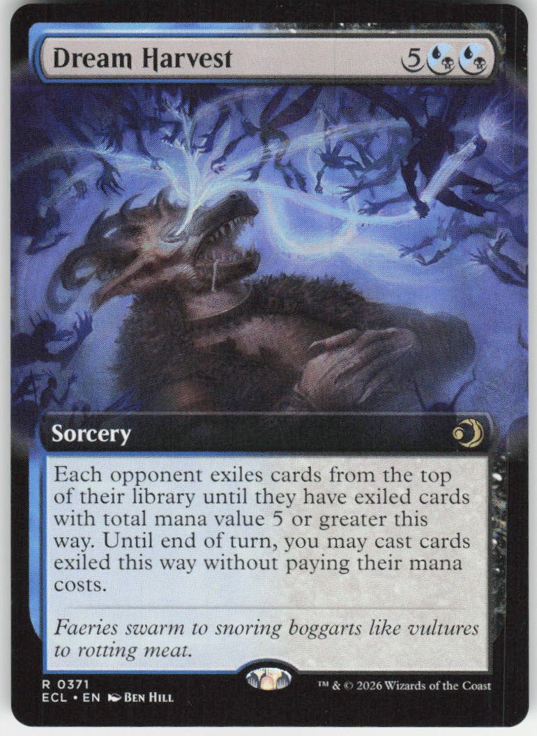 Dream Harvest (Extended Art) R Lorwyn Eclipsed 371 NM