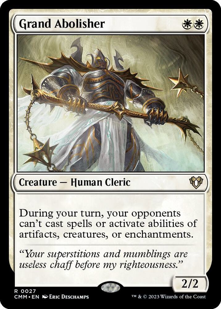 Grand Abolisher 27 Rare Commander Masters NM/M