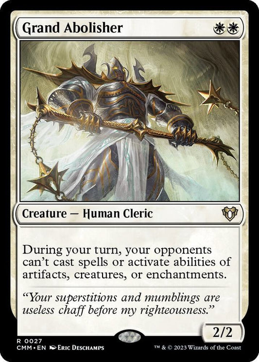 Grand Abolisher 27 Rare Commander Masters NM/M