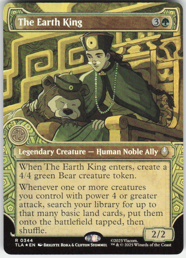 The Earth King (Showcase Foil) R Avatar: The Last Airbender 344 NM