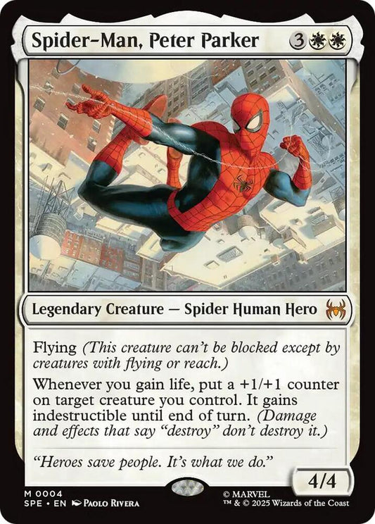 Spider-Man, Peter Parker 4 Foil Mythic Marvel's Spider-Man: Eternal-Legal NM/M