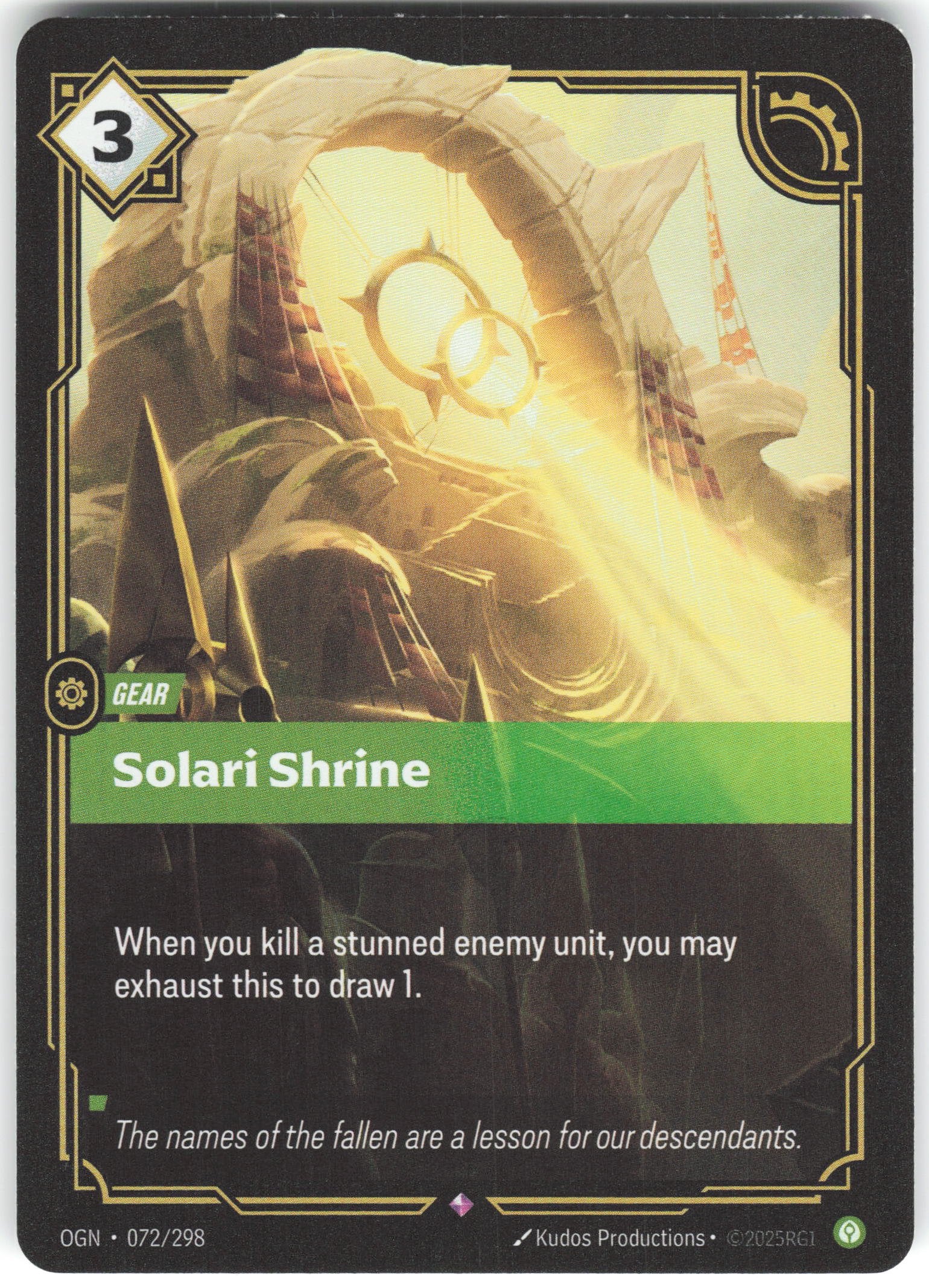 Solari Shrine Rare Origins 072/298 NM